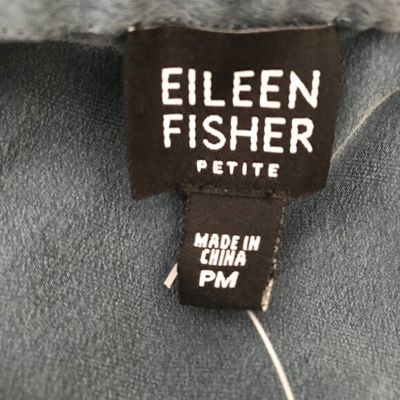 Eileen Fisher | Blue Silk Midi Skirt - Picture 5 of 11